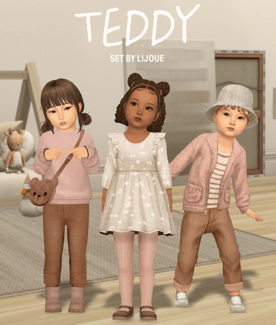Скриншот мода Коллекция одежды Teddy Set